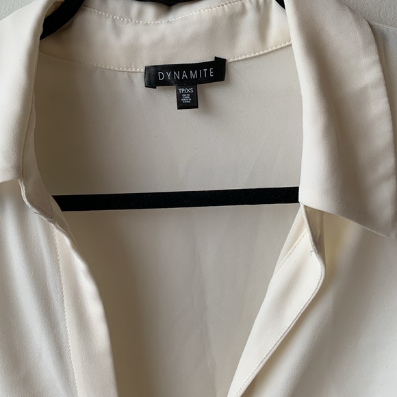 Deep V-Neck Blouse - Picture 4 of 13